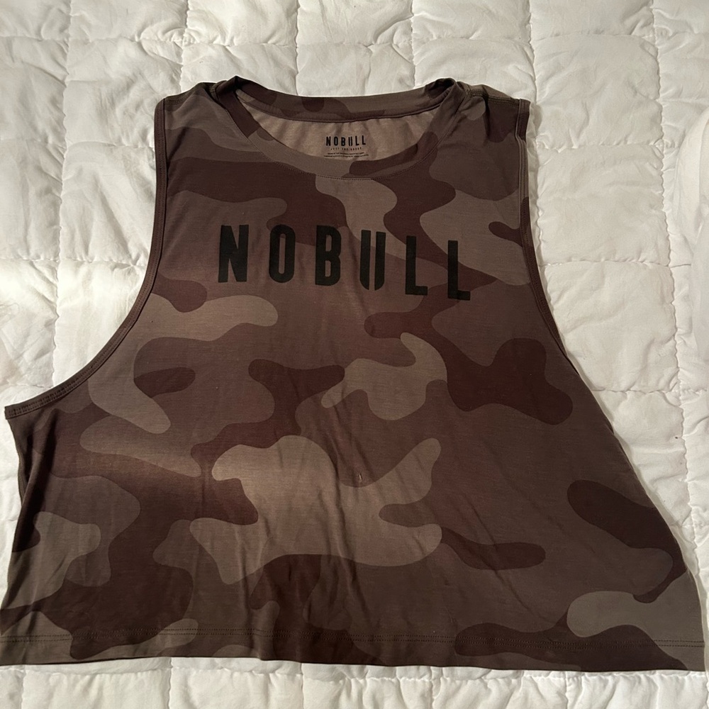 NOBULL Women's Muscle Tee - Brown Camo